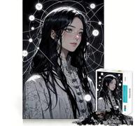 1000 Adult Pieces Jigsaw Puzzle Celestial Keeper︰ Weaver of Constellations Exact Cut Art Creative Game Toy Relax Time Game Christmas Calm Gift (50x75cm)