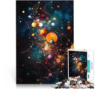 1000 Adult Pieces Jigsaw Puzzle Cosmic Abstract Art Stress Reliever Staycation Kill time is ideal as gifts for the whole family 50x70cm