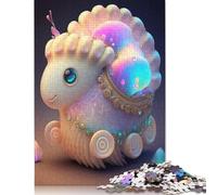 1000 Adult Pieces Jigsaw Puzzle Cute Monsters Puzzle for Adults Woodenboard Puzzles Great Gifts for Christmas 1000pcs (75x50cm)