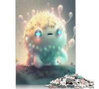 1000 Adult Pieces Jigsaw Puzzle Cute Monsters Puzzle for Adults Woodenboard Puzzles Great Gifts for Christmas 1000pcs (75x50cm)