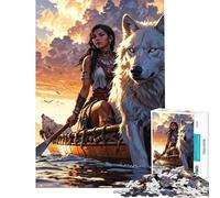 1000 Adult Pieces Jigsaw Puzzle Dawn Warrior Help The Brain Exercise Home Decoration Practical Game for Ages 14 And over (38x26cm)