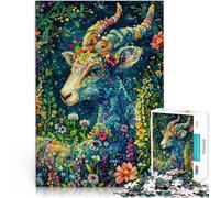 1000 Adult Pieces Jigsaw Puzzle Deer Nature Animal Made of cardboard for and 14 years and over Family Games deal as gifts for the whole family 。size:26x38cm/10.24x14.96inch