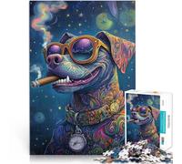 1000 Adult Pieces Jigsaw Puzzle Dog Boss Intellectual Game 50x75cm is ideal as a gift for the whole family for for Age 14