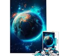 1000 Adult Pieces Jigsaw Puzzle Earth Fragile Tellus Fun Games for Educational Game Challenge Toy Great Gifts Difficult Challenge (Size 38x52cm)