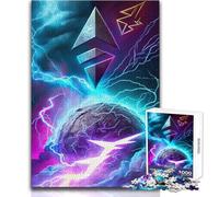1000 Adult Pieces Jigsaw Puzzle Ethereum Network Calm And Enjoyable Free Time Advanced Die Cut Precision Toy Size 50x75cm