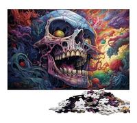 1000 Adult Pieces Jigsaw Puzzle Evil Strange Species Educational Challenge Stress Reliever Difficult Challenge 1000pcs(75x50cm)