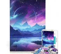 1000 Adult Pieces Jigsaw Puzzle Fantasy Landscape, Impossible Game, Decompressing Intellectual, Suitable for Desktop Decoration 50x75cm