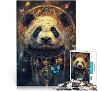 1000 Adult Pieces Jigsaw Puzzle Fantasy Magic Panda Brain Teaser For 26x38cm Educational Game for Birthday, Chrismas for ages 14+