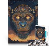1000 Adult Pieces Jigsaw Puzzle Fantasy Monkey Art Interessante Stressreduzierung einzigartiges Herausforderungsspiel38x26cm