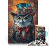 1000 Adult Pieces Jigsaw Puzzle Fantasy Owl Dekomprimierendes intellektuelles Lernspielzeug tolles Geschenk75x50cm