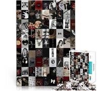 1000 Adult Pieces Jigsaw Puzzle Femme Fatale Mosaic Made of wood for and 14 years and over Home art decoration great gift。size：50x75cm/19.68x29.52inch