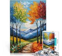 1000 Adult Pieces Jigsaw Puzzle Four Seasons Landscape pädagogische Herausforderung Künstlersammlung, Bildende Kunst75x50cm