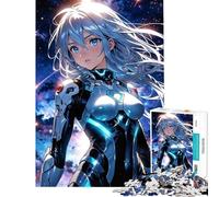 1000 Adult Pieces Jigsaw Puzzle Galactic Warrior︰ Dawn of The Star Guardian Help The Brain Exercise Home Decoration Practical Game for Ages 14 And over (38x26cm)