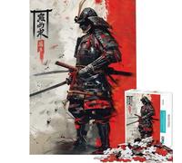 1000 Adult Pieces Jigsaw Puzzle Ghost of The Samurai Japan Fun Games for Educational Game Challenge Toy Great Gifts Difficult Challenge (Size 38x52cm)