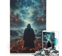 1000 Adult Pieces Jigsaw Puzzle God Descent Into Madness, Brain Teaser Game, Difficult Hard, Unique Birthday And Xmas Gifts (50x75cm)