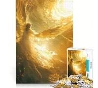1000 Adult Pieces Jigsaw Puzzle Golden Seraphim, Brain Teaser Game, Difficult Hard, Unique Birthday And Xmas Gifts (50x75cm)