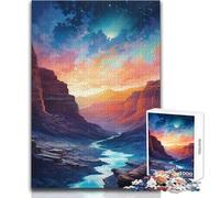 1000 Adult Pieces Jigsaw Puzzle Grand Canyon from Below Great for Calm Leisure Moments Premium Die Cut Precision Toy Size 50x75cm