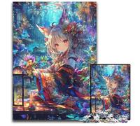 1000 Adult Pieces Jigsaw Puzzle Japanese Anime Girl Cardboard Jigsaw Puzzles Adult Game Gift Family Interactive Game Brain Challenge Gift 26X38CM