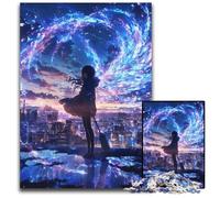 1000 Adult Pieces Jigsaw Puzzle Japanese Anime Girl Cardboard Jigsaw Puzzles for Birthdays, Holidays, And Home Decor 26X38CM