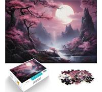 1000 Adult Pieces Jigsaw Puzzle Japanese cherry blossom For Family Fun 26x38cm Artists Collection Fine Art for teenager Age 14+