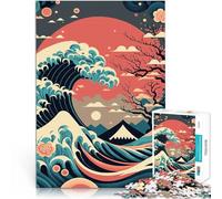 1000 Adult Pieces Jigsaw Puzzle Japanese style Dekomprimierendes intellektuelles Lernspielzeug Kunstwerk Geschenk52x38cm
