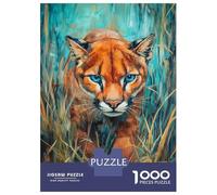1000 Adult Pieces Jigsaw Puzzle Jungle Cat's Gaze -1 Puzzle for Adults Brain Teaser Game Improve Memory Gifts for Friends And Family 70x50cm/1000pcs