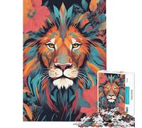 1000 Adult Pieces Jigsaw Puzzle Leo Educational Challenge Home Art Decor Home Decoration Toys for 14+ Puzzle Game Offered (38x26cm)