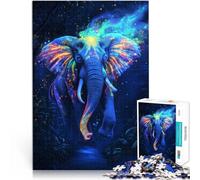 1000 Adult Pieces Jigsaw Puzzle Magic Elephant Made of wood,Suitable for ages 14 and up fun games for families Good gift。size:50x75cm/14.96x20.47inch