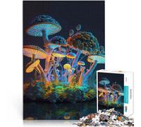 1000 Adult Pieces Jigsaw Puzzle magic mushrooms Help the brain exercise addictive toys to cultivate patience Artwork Gift 50x70cm