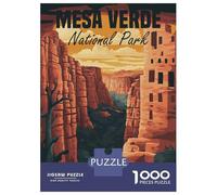 1000 Adult Pieces Jigsaw Puzzle Mesa Verde National Park Jigsaws for Adults Hands-on Game Home Decoration Gifts for Friends And Family 52x38cm/1000pcs