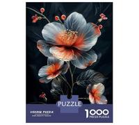 1000 Adult Pieces Jigsaw Puzzle Midnight Bloom Adult Jigsaw Puzzle Brain Teaser Game Birthday Present Challenging To Complete 70x50cm/1000pcs