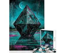1000 Adult Pieces Jigsaw Puzzle Midnight Crystal Educational Games Perfect Decoration Educational Toy Interesting Stress Reduction (38X52cm)