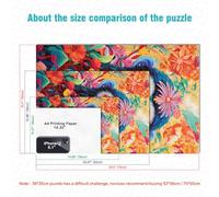 1000 Adult Pieces Jigsaw Puzzle monkey colorful jungle educational challenge 26x38cm Birthday Present Gifts Wall Art for 14 year olds