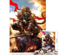 1000 Adult Pieces Jigsaw Puzzle Monkey King Sun Wukong Anti-Stress Toys Great Gift for Games Hands-on Game Challenging To Complete Size 50x75cm
