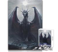 1000 Adult Pieces Jigsaw Puzzle Moonlit Shadow Tyrant Calm And Enjoyable Free Time Advanced Die Cut Precision Toy Size 38x26cm