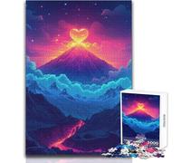 1000 Adult Pieces Jigsaw Puzzle Mountain Sunset Calm And Enjoyable Free Time Advanced Die Cut Precision Toy Size 50x75cm
