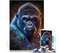 1000 Adult Pieces Jigsaw Puzzle Nebula Gorilla Spielzeug-Intellektuelles Spiel Die Liebe zwischen Paaren stärken75x50cm