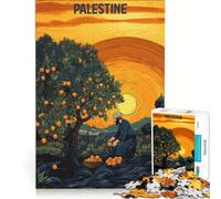1000 Adult Pieces Jigsaw Puzzle Orange Picking Palestine Educational Game Difficult And Challenge Christmas Birthday Gifts 38x52cm