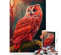 1000 Adult Pieces Jigsaw Puzzle Owl Animal Educational Toy Funny Gift Educational Games Artists' Collection, Fine Arts Size 50x75cm