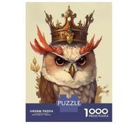 1000 Adult Pieces Jigsaw Puzzle Owl Supernaturalism Puzzle for Adults Brain Teaser Game Improve Memory Gifts for Friends And Family 70x50cm/1000pcs