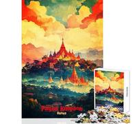 1000 Adult Pieces Jigsaw Puzzle Pagan Kingdom Art Poster Educational Games Perfect Decoration Educational Toy Interesting Stress Reduction (50X75cm)