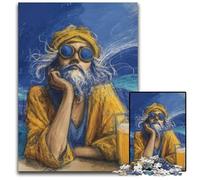 1000 Adult Pieces Jigsaw Puzzle People on Vacation Cardboard Puzzles Intricate Design for Teenagers, DIY Decor, And Brain-Boosting Fun 26X38CM