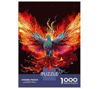 1000 Adult Pieces Jigsaw Puzzle Phoenix Vintage Adult Jigsaw Puzzle Brain Teaser Game Birthday Present Challenging To Complete 70x50cm/1000pcs