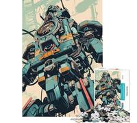 1000 Adult Pieces Jigsaw Puzzle Retro Industry Robot Brain Intelligence Challenge Addictive Toys Fun Games For Family Fun Art Work Gifts (size 38x52cm)