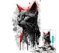 1000 Adult Pieces Jigsaw Puzzle Russian Blue Portrait Educational Challenge Home Art Decor Home Decoration Toys for 14+ Puzzle Game Offered (50x75cm)