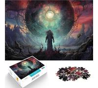 1000 Adult Pieces Jigsaw Puzzle Shattered Realms Stressabbau Schwierige Herausforderung für Heimdekoration38x26cm