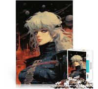1000 Adult Pieces Jigsaw Puzzle Space Opera Anime Girl Lernspiele Heimdekoration Geeignet für die Schreibtischdekoration75x50cm