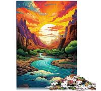 1000 Adult Pieces Jigsaw Puzzle The Colors of Colorado River Intellectual Game 26x38cm Birthday Present Gifts Wall Art