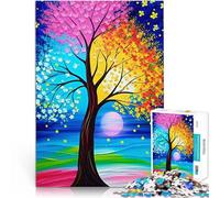 1000 Adult Pieces Jigsaw Puzzle The Magic Tree of Life Herausforderndes Spiel denn eignet sich ideal als Geschenk für die ganze Familie38x26cm