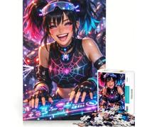 1000 Adult Pieces Jigsaw Puzzle The Neon Spider Mecha Hacker Family Game Difficult And Challenge Birthday And Unique Gifts 38x26cm